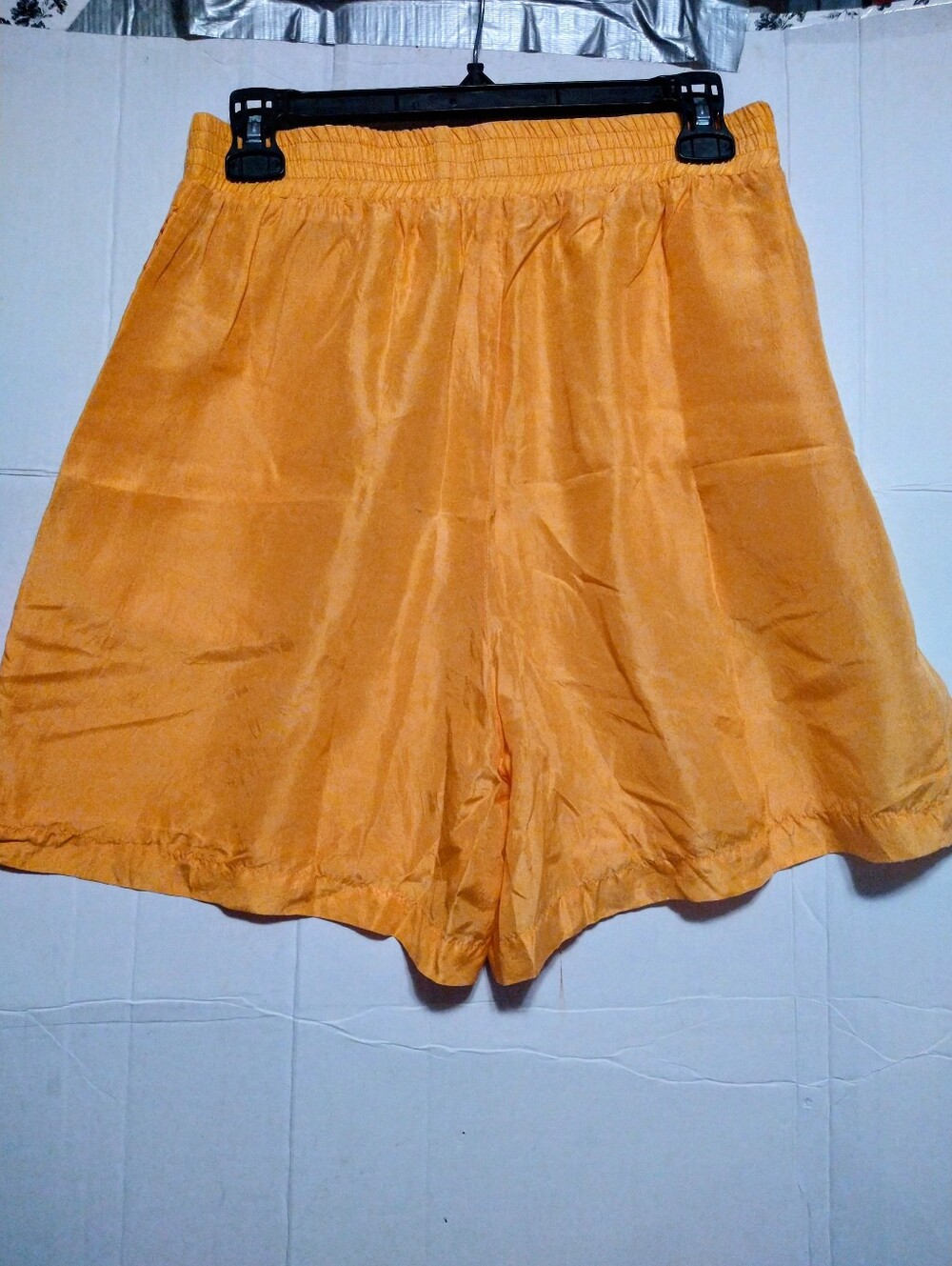 Women’s Silk Boxer Shorts Elastic Waist With Pockets